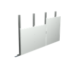 Ściany osłonowe (obudowy szachtów) na konstrukcji z profili 0,5 mm z jednokrotnym poszyciem z płyt g-k